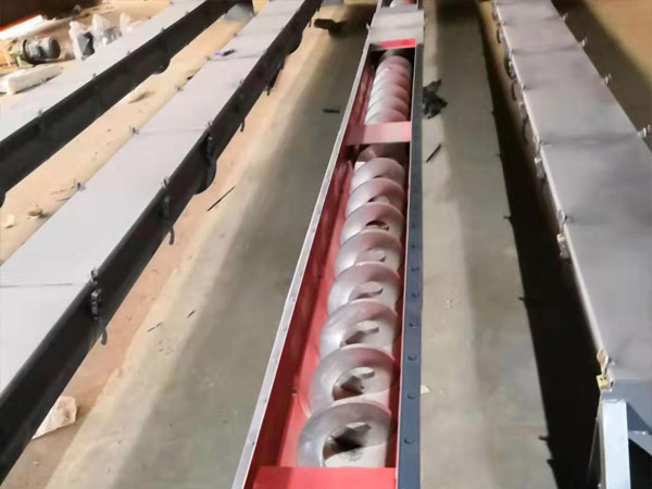 水泥廠絞龍輸送機結構圖紙